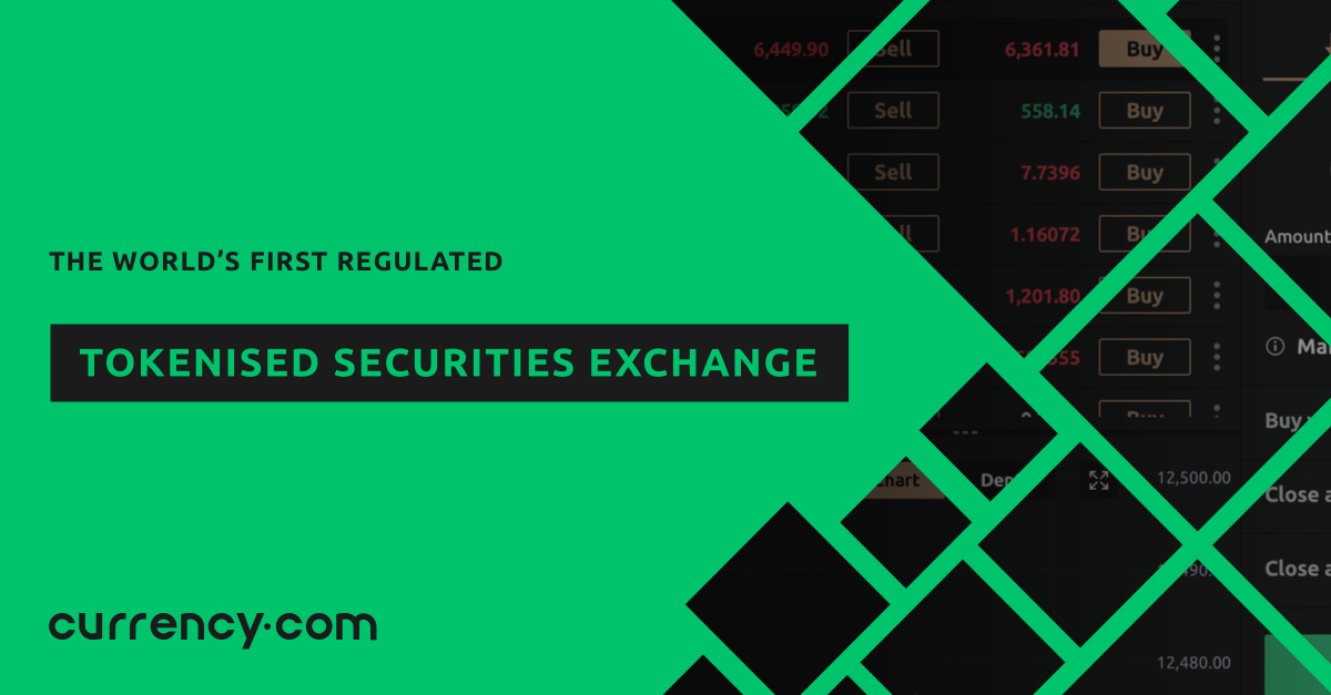 The world's first regulated tokenized securities exchange | Currency.com