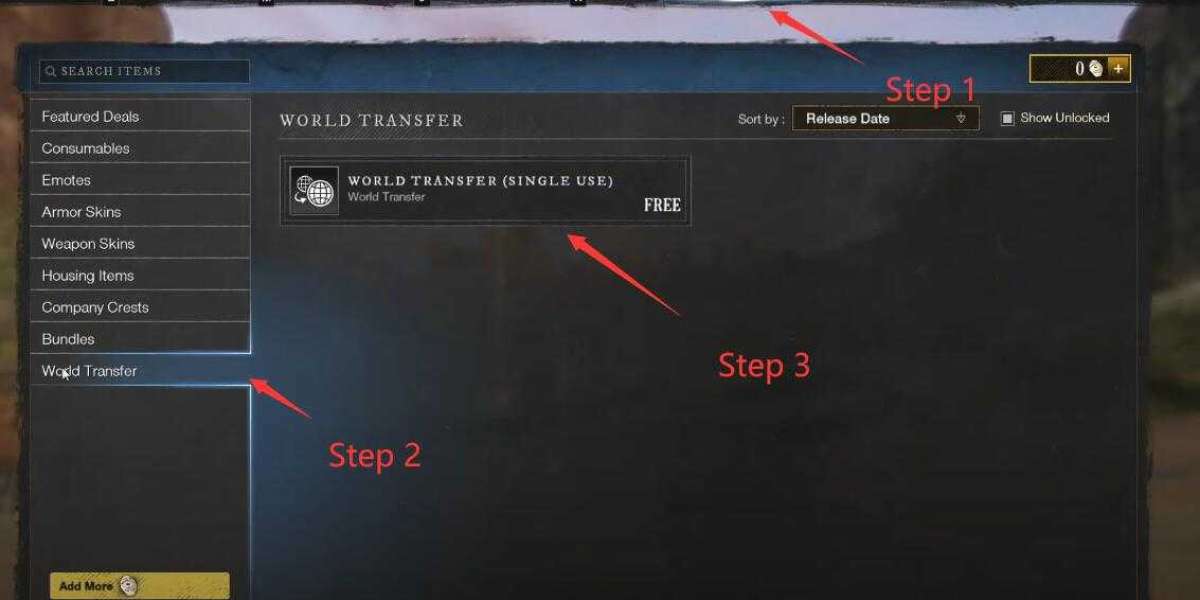How To Transfer Character In New World