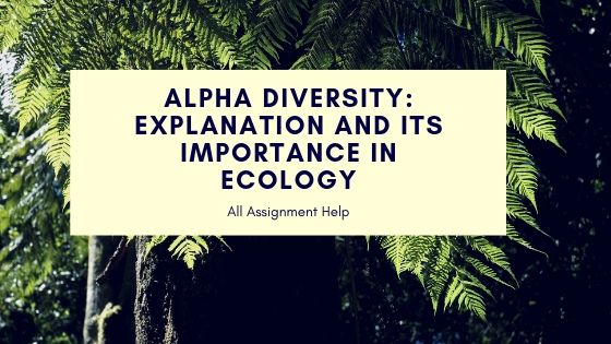 Alpha Diversity: Explanation and its importance in ecology