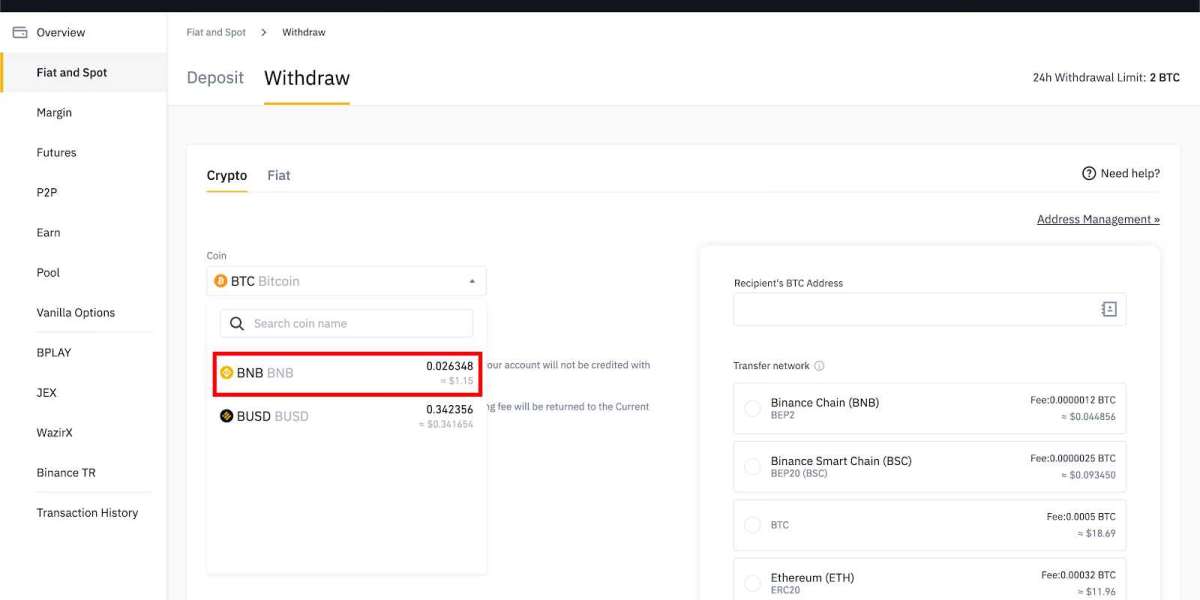 How To Find Your Wallet Address on Binance
