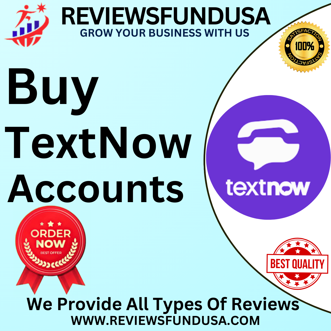 Buy TextNow Accounts - ReviewsFundUSA