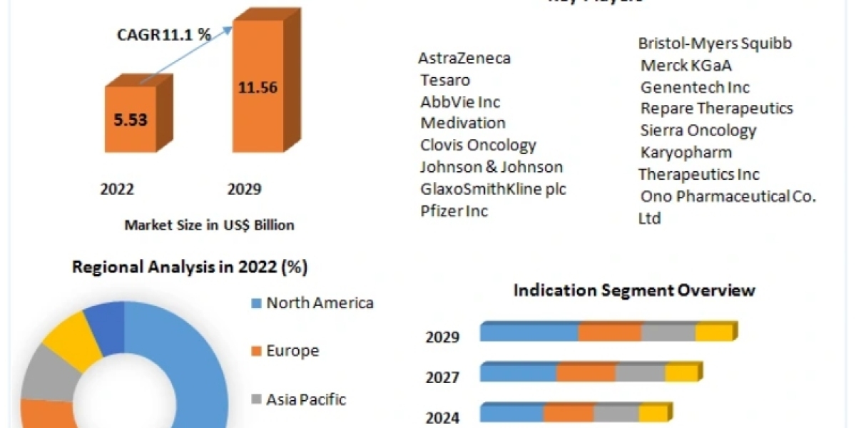 PARP Inhibitors Market Product Portfolio, PESTLE Analysis, Geographic Segmentation and Forecast to 2029