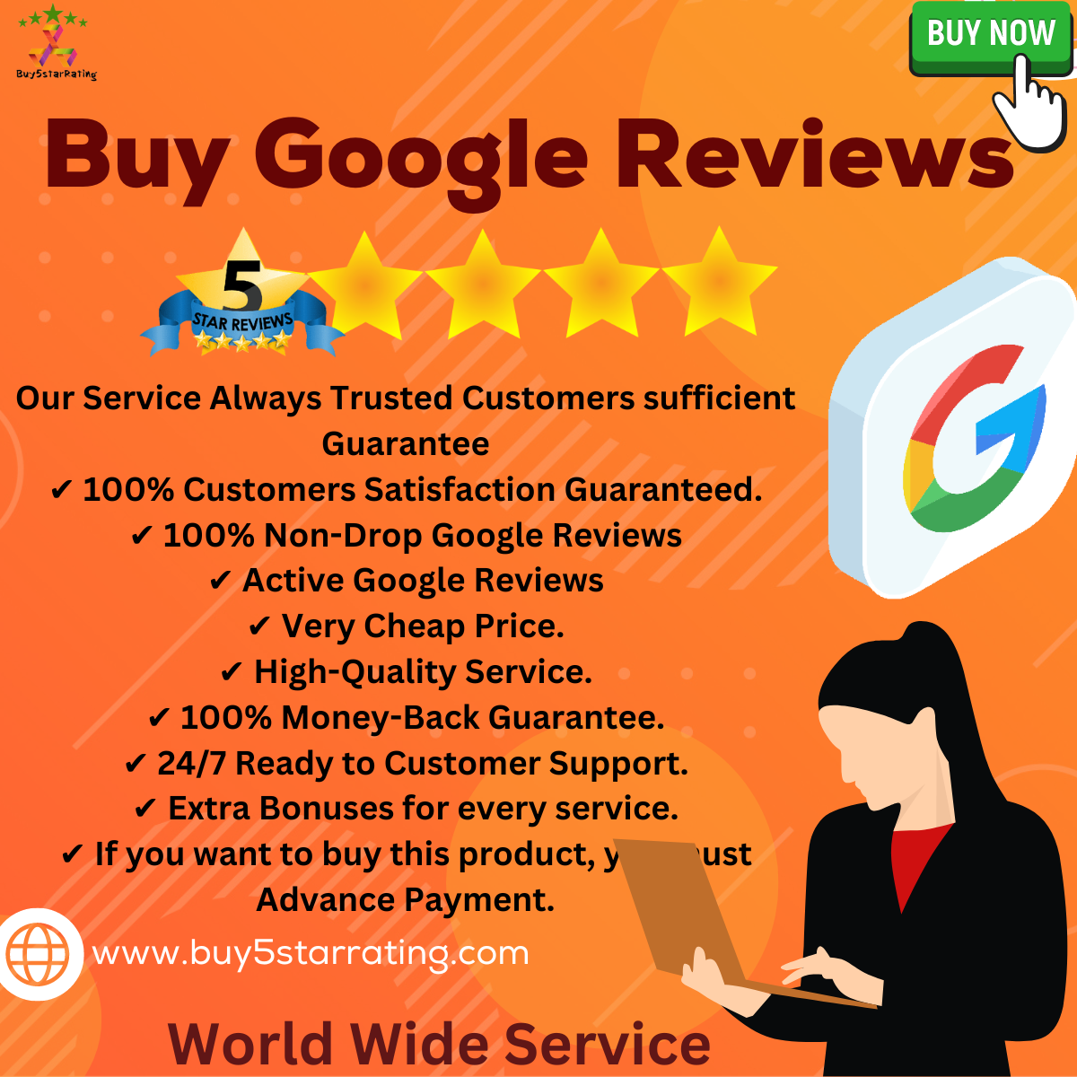 Buy Google Reviews - Very Cheap Price | 5 Star Rating