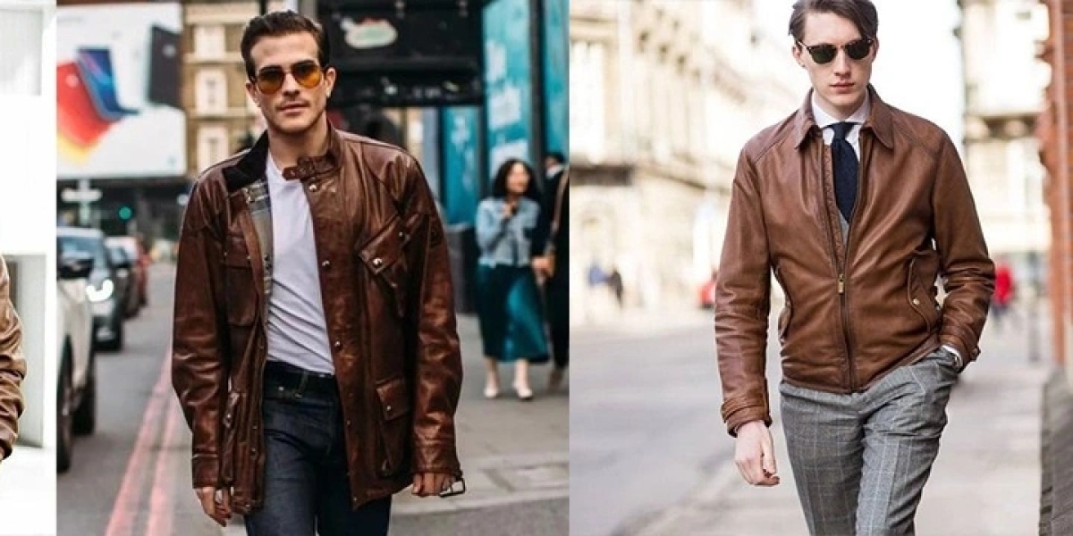 Exploring Versatility: Brown Leather Jacket Outfit Inspirations for Men | Genuine Leather