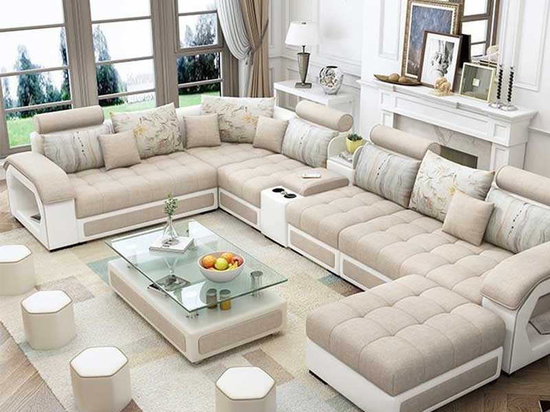 U Shaped Sofa Set | Modern Sofa Set