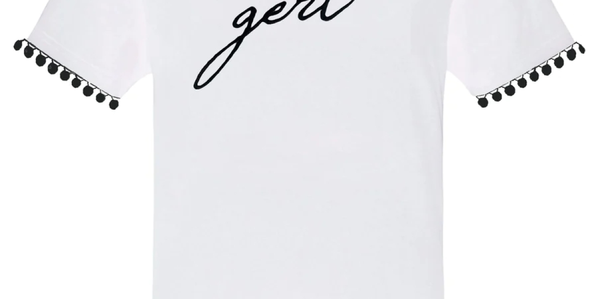 Embrace Timeless Elegance with the Black & White Gert Pom Pom T-Shirt