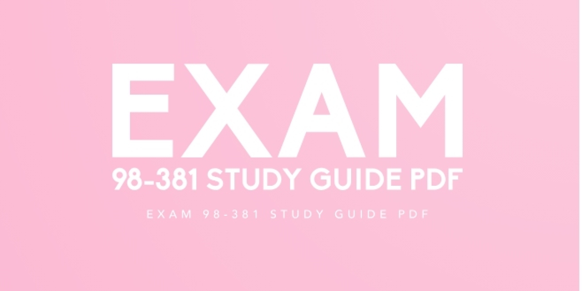 How Our Exam 98-381 Study Guide PDF Helps You Stay Ahead of the Curve