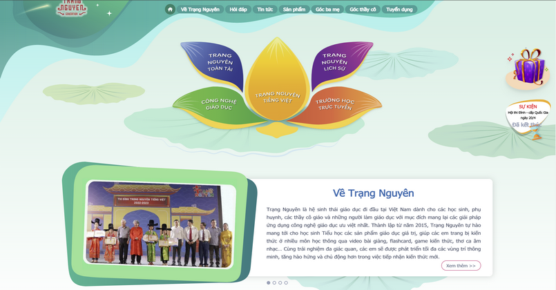 Trạng Nguyên Tiếng Việt: Hướng dẫn đăng ký trangnguyen edu vn