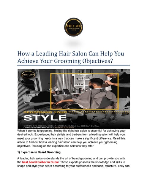 How a Leading Hair Salon Can Help You Achieve Your Grooming Objectives.pdf